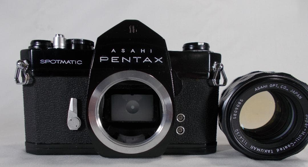フィルムカメラ 整備済 完動品　Pentax SP　+ f/1.4　R189