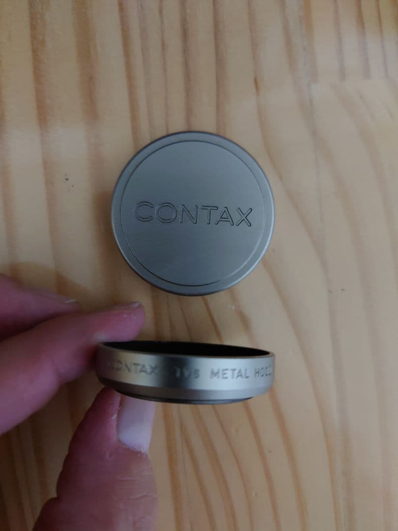 CONTAX コンタックス TVS レンズキャップ フード付き♪