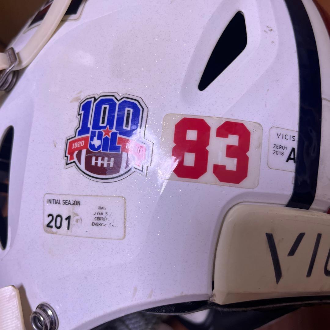 藤原拓海 　VICIS01 アメフトヘルメット Mサイズ　白