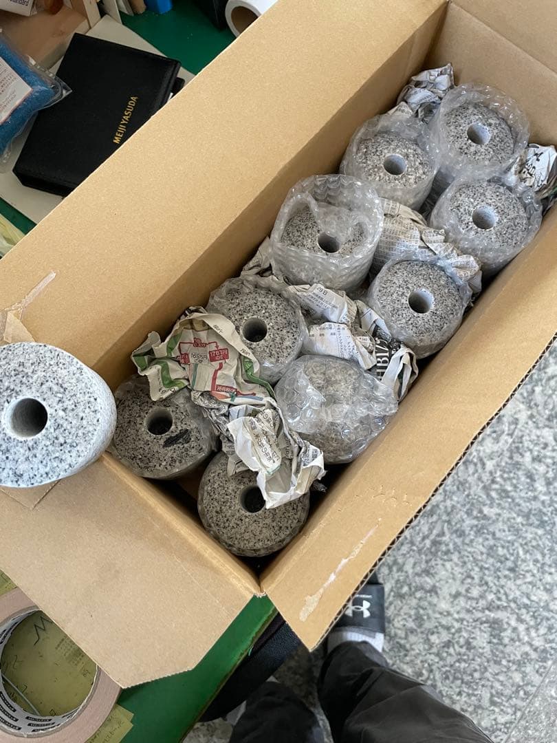 【専用】線香立て、御影石10個セット