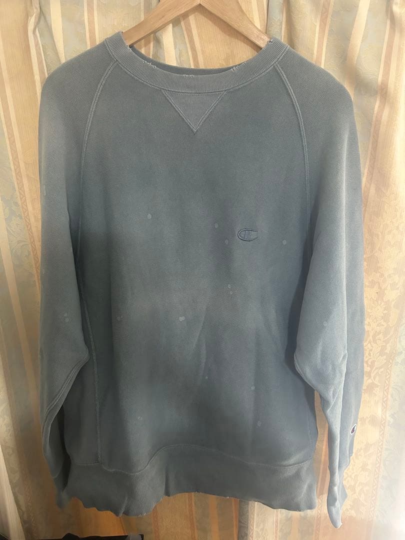 美品 CHAMPION 別注 リバースウィーブ オーバーダイ スウェット