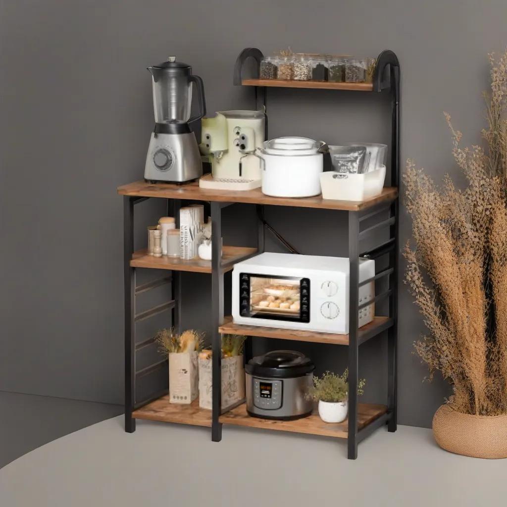 広々収納＆安定性抜群！多段キッチンラック