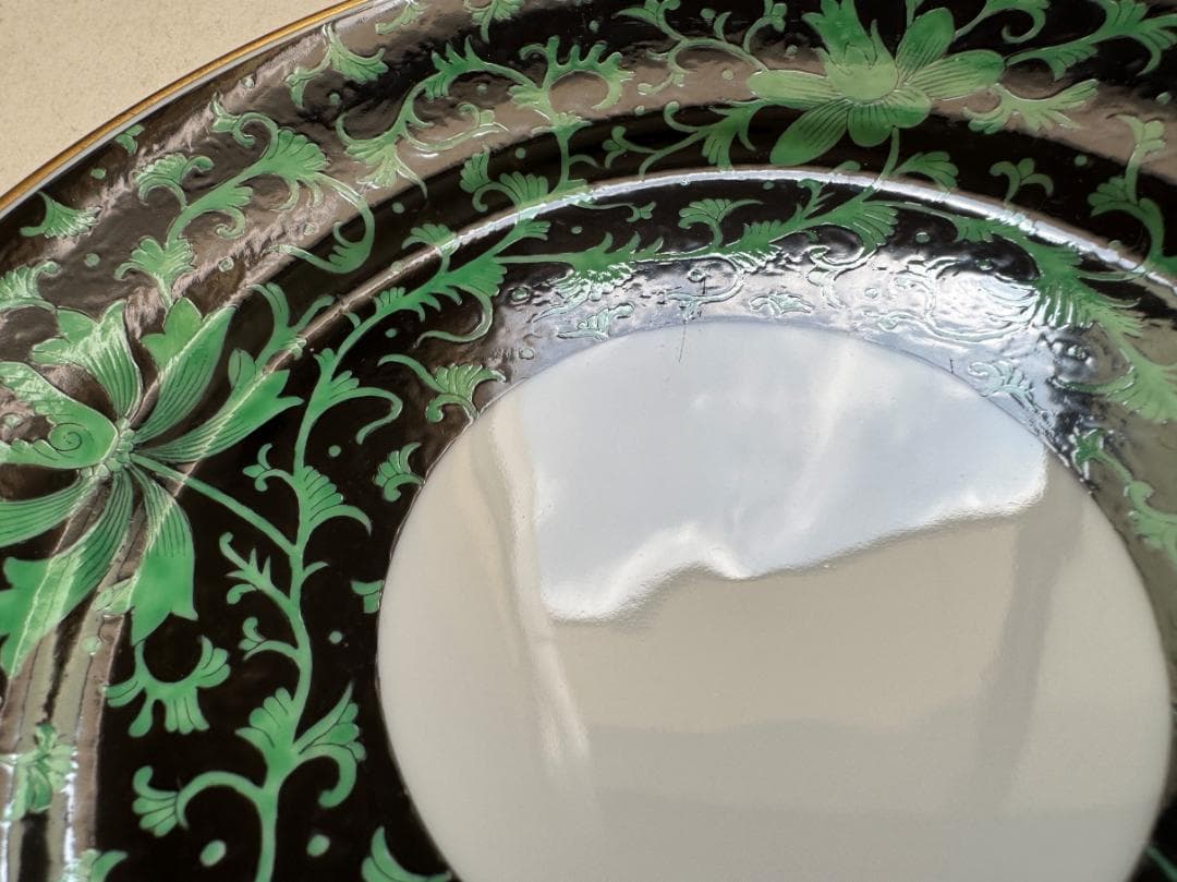 ヘレンド 皇帝の牡丹 シノワズリ プレート