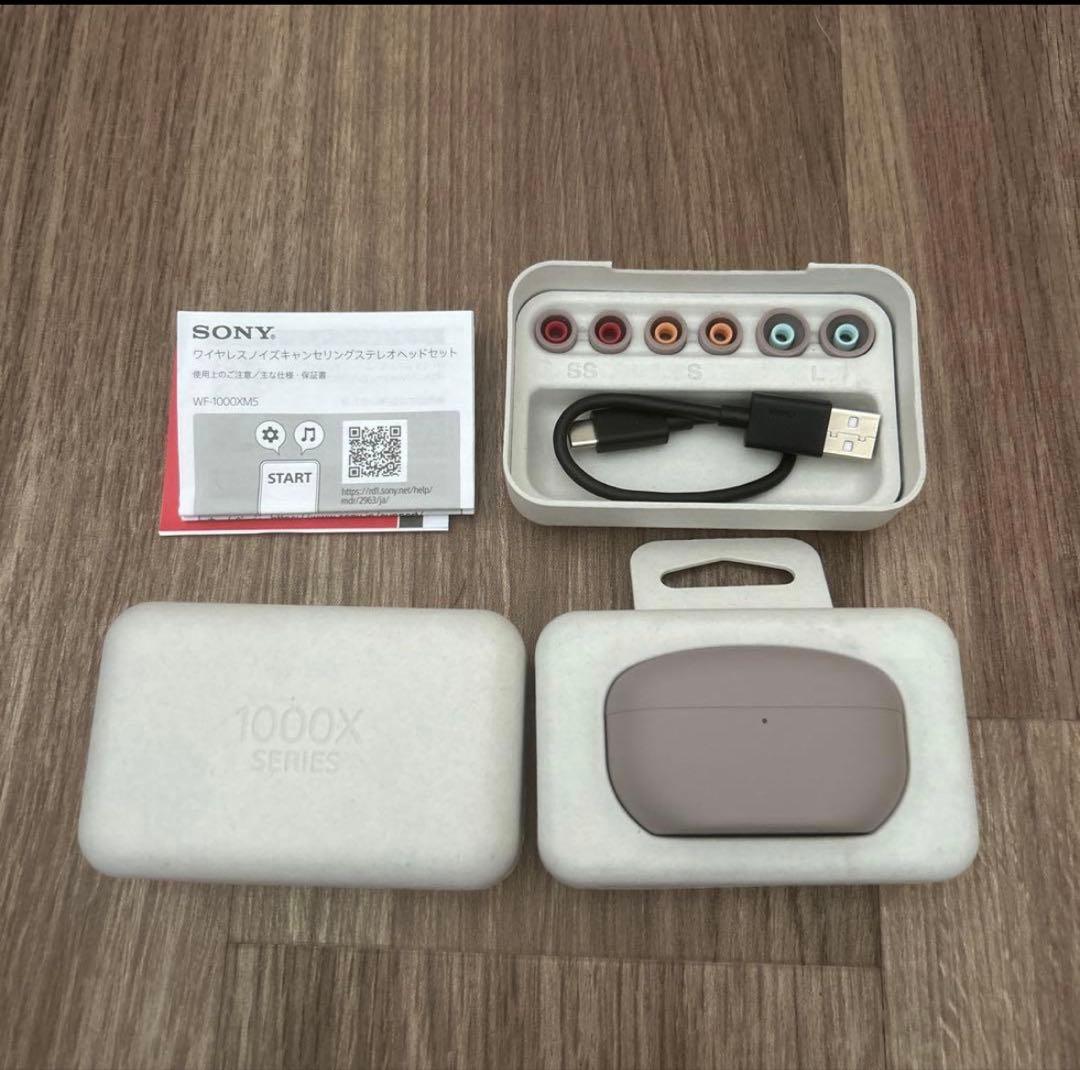 SONY ワイヤレスイヤホン WF-1000XM5 スモーキーピンク