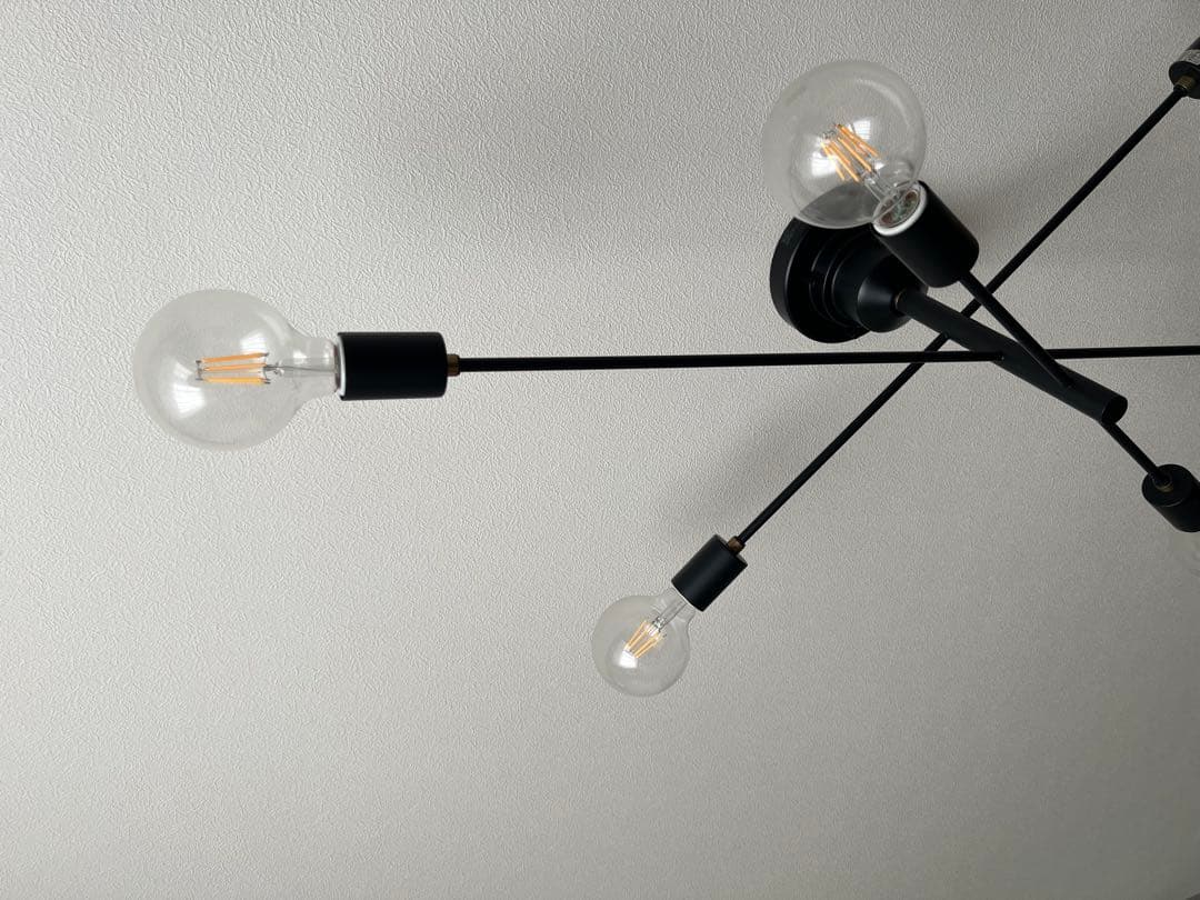 Simple - Socket 6灯シーリングライト PDL-141 電球セット