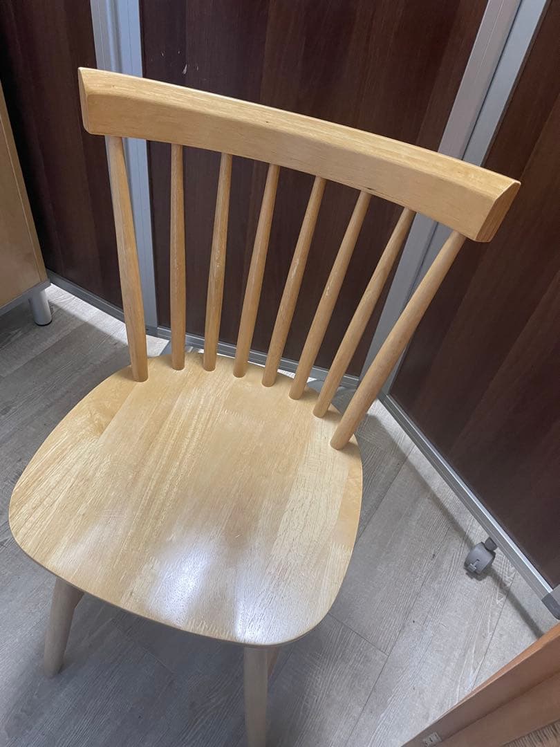 ウィンザーチェア　木製スピンドルバック　ダイニングチェア　④