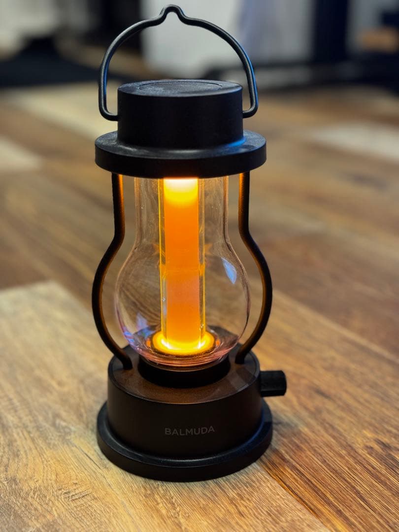 BALMUDA ランタン 黒 調光機能付き