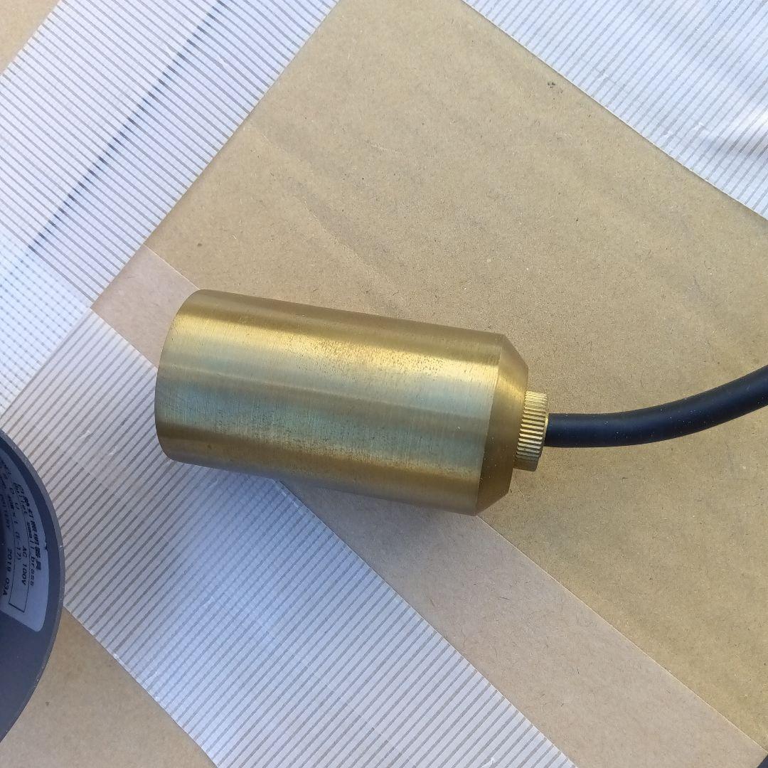 ニューライトポタリー　バレットスモール ヤマギワ　アクタス　真鍮