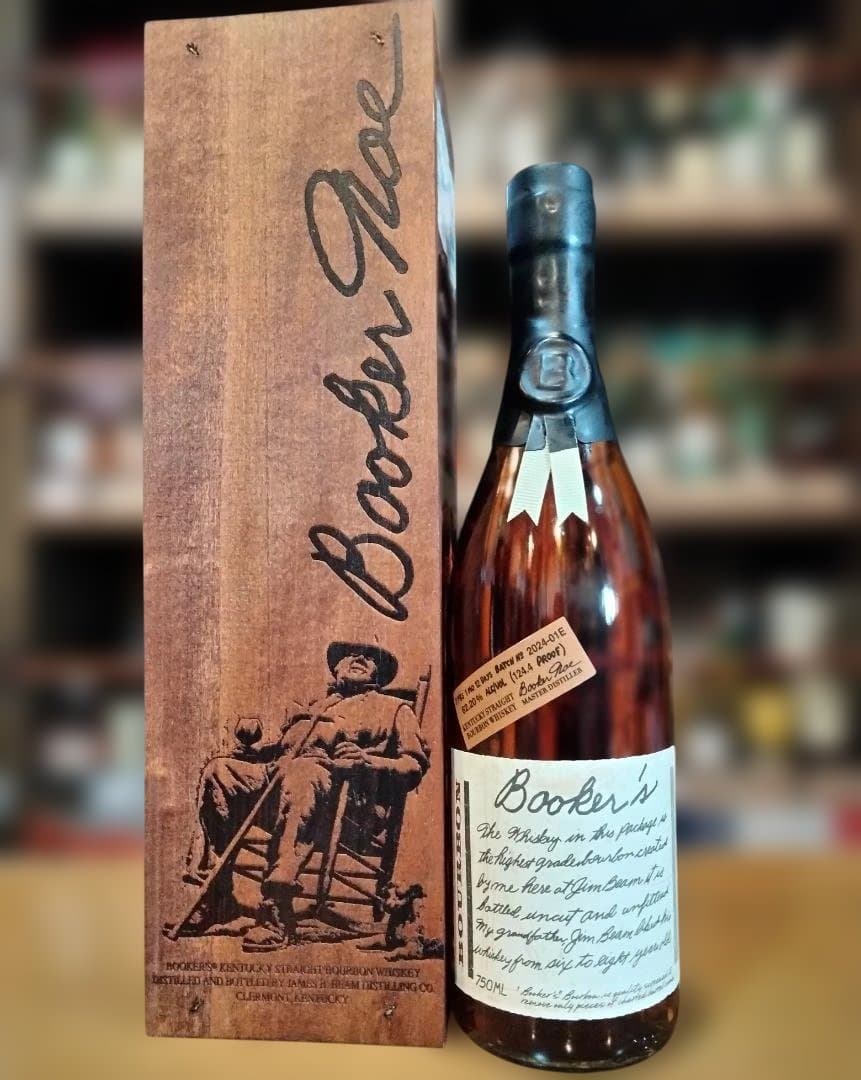 [新品] ブッカーズ 2024 バーボン 750ml 62.2％ 木製化粧箱