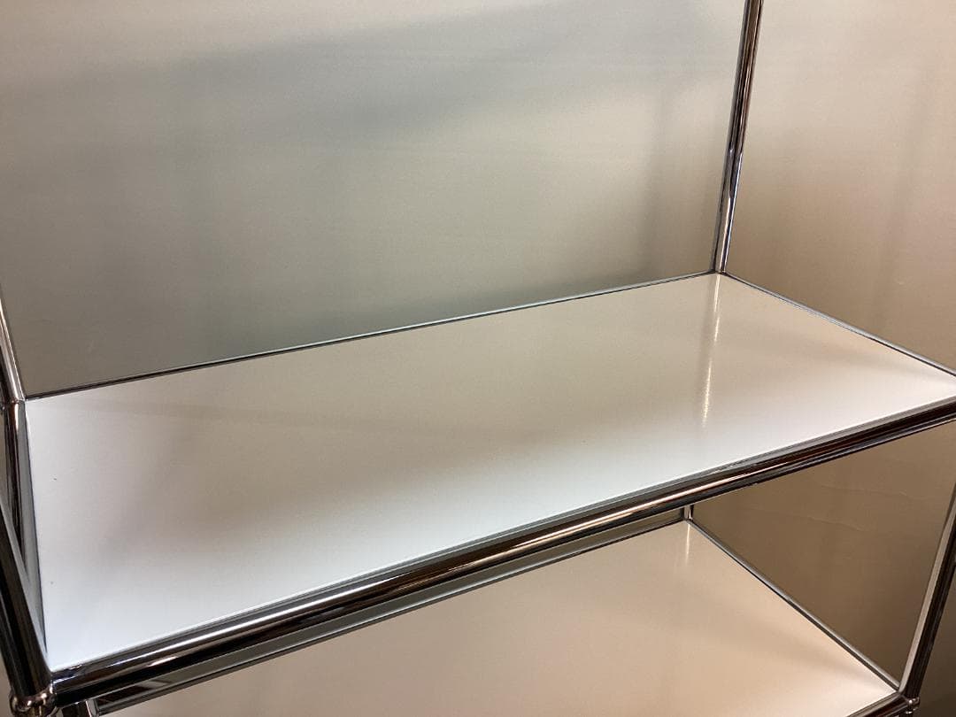 ヘ*ン様 USMハラー オープンキャビネット シェルフ ピュアホワイト　引き出し