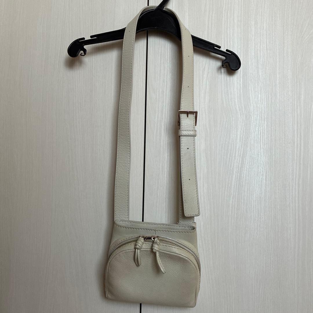 マザーハウス　ソラ ２ ウェイ ショルダー S ホワイト