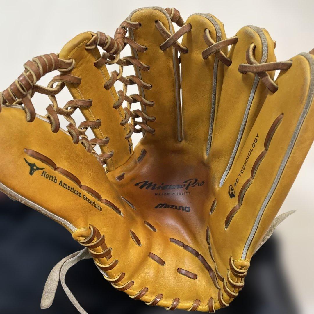 ［希少］ミズノプロ　ビッグM 軟式外野手用グローブ　4D