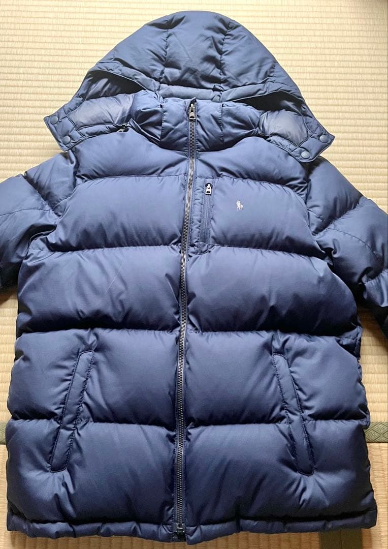 ラルフローレン　ダウンジャケット　ネイビー　キッズ　XL 170