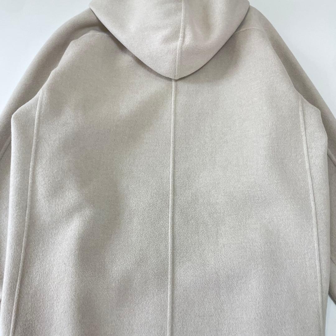 美品♡ ボールジィ プレミアムウール リバーフーデットコート ベージュ 36