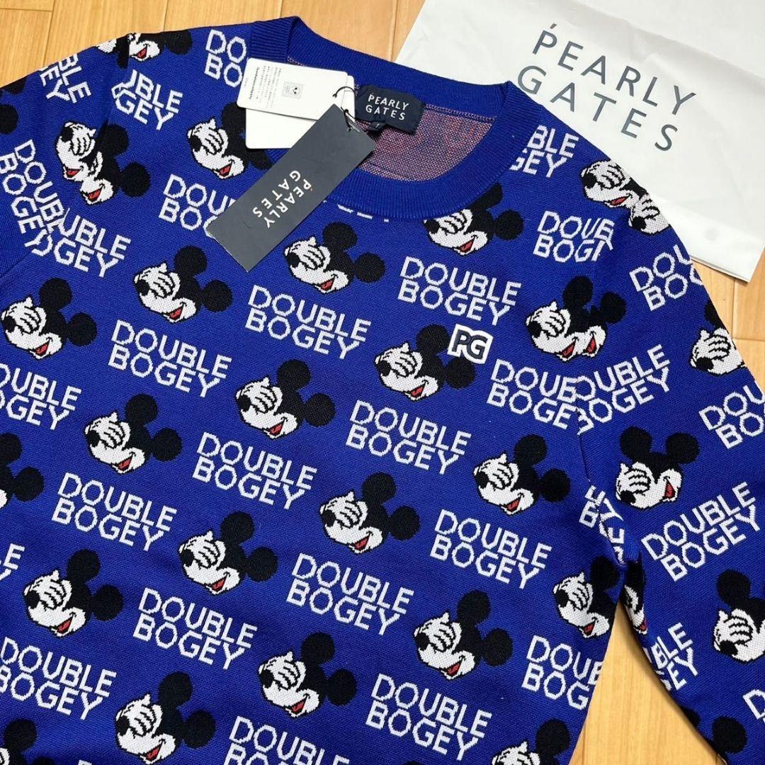 新品サイズ0　パーリーゲイツ　ミッキーセーター