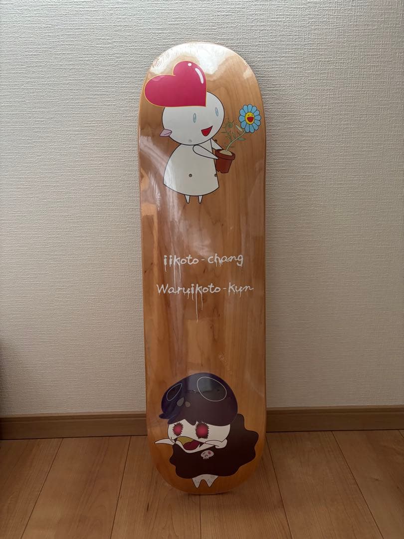 木製スケートボードデッキ　村上隆 Takashi Murakami