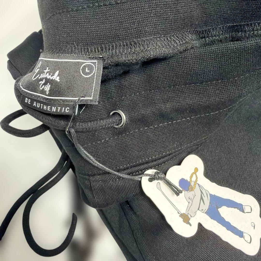 新品未使用　Eastside Golf スウェットジョガーパンL 黒