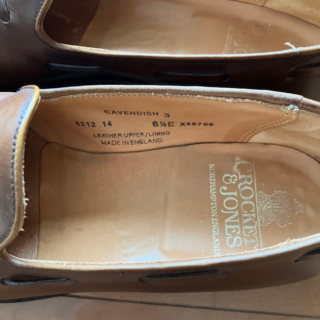 Crockett & Jones Cavendish3 ブラウン6½E
