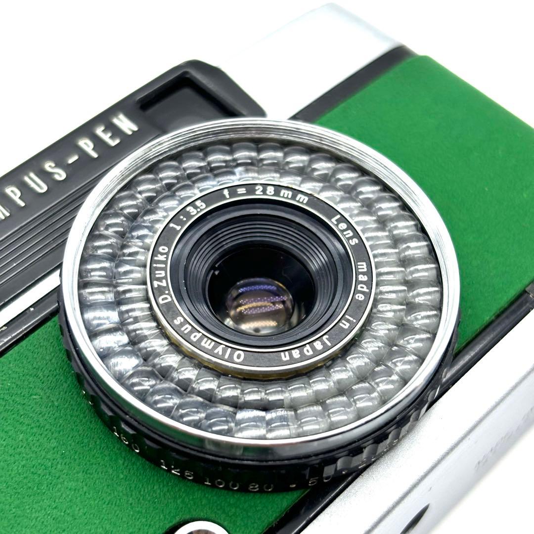 【整備済・完動品】 OLYMPUS PEN EE-3 緑