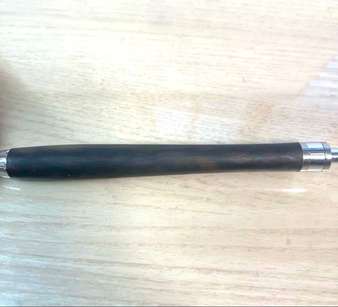 【値下げ交渉可】工房楔　黒柿孔雀杢　0.5mmシャーペン