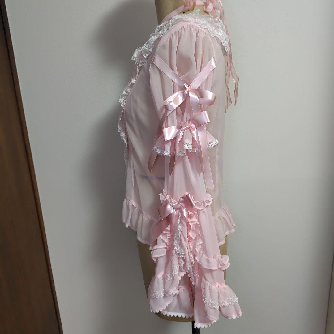 【極美品】 BABY はなももShangri-Laブラウス 姫袖 ピンク