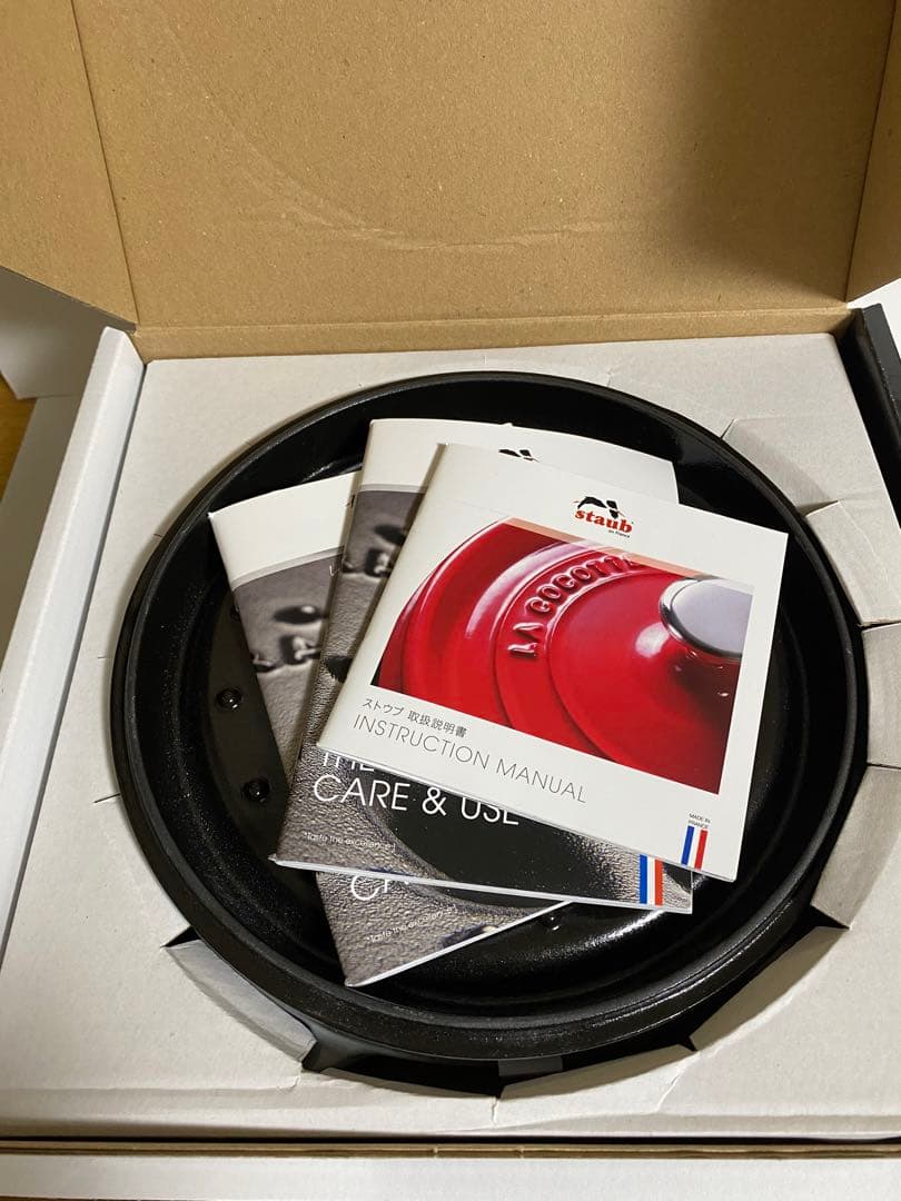 ストウブ ピコ・ココット ラウンド 22cm グレー　ピココット