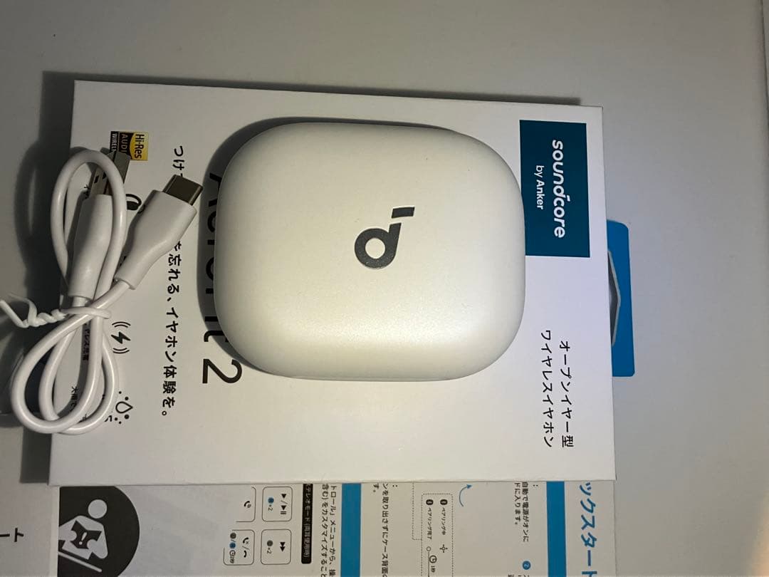Anker Soumdcore AeroFit2 ワイヤレスイヤホン WHITE