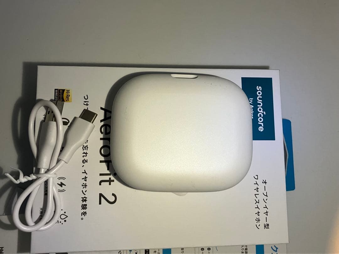 Anker Soumdcore AeroFit2 ワイヤレスイヤホン WHITE
