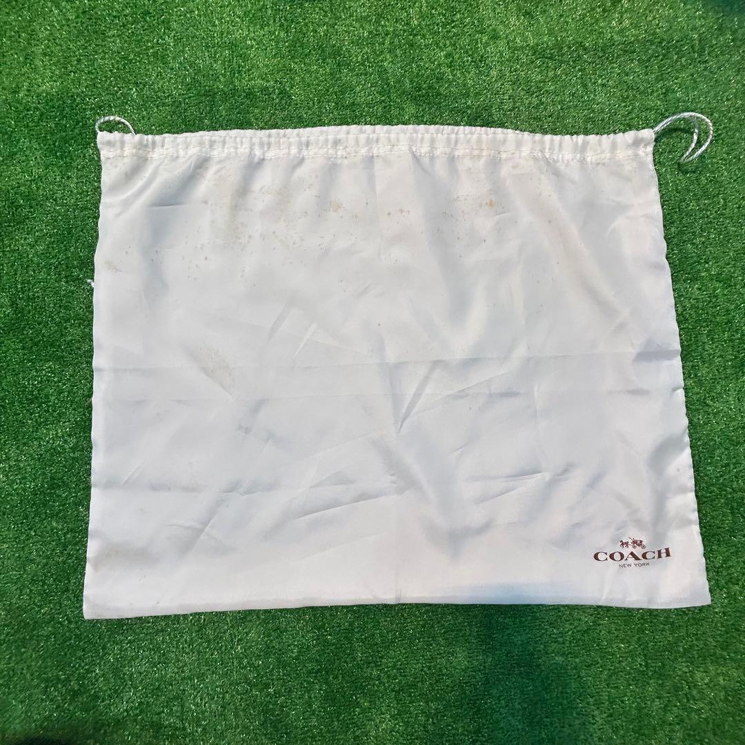 COACH 2WAY レザーバッグ　ブラウン