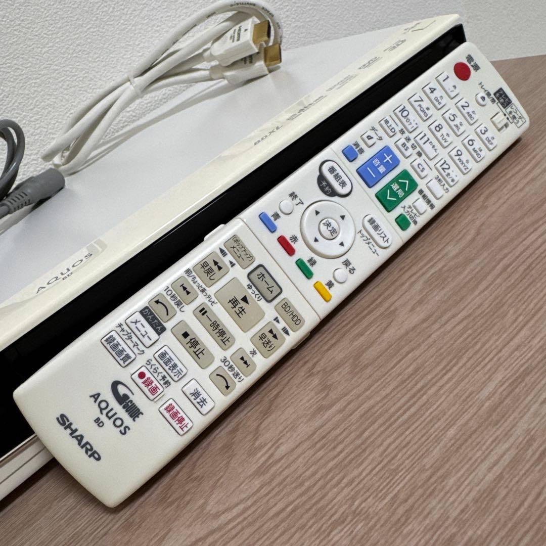 送料込 SHARP 500GB 2チューナー ブルーレイレコーダー AQUOS