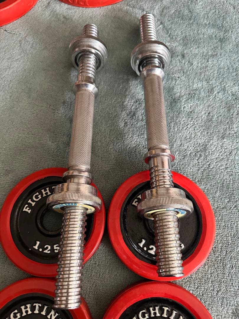 ファイテングロード　ダンベルプレートセット 計35k