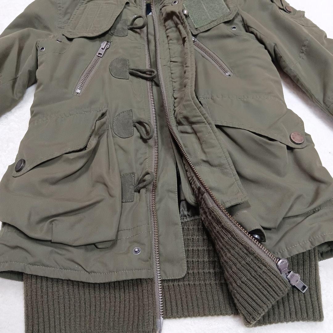 スライ SLY ラクーンファーモッズコート フェアリーグランジ カーキ Y2K