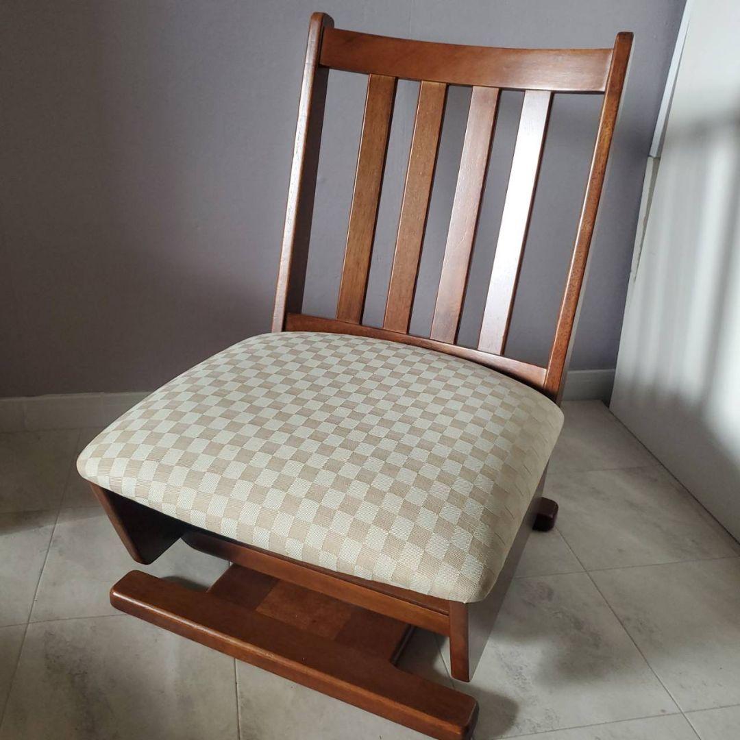 木製 和モダン 回転チェア 椅子 こたつ ダイニングチェア