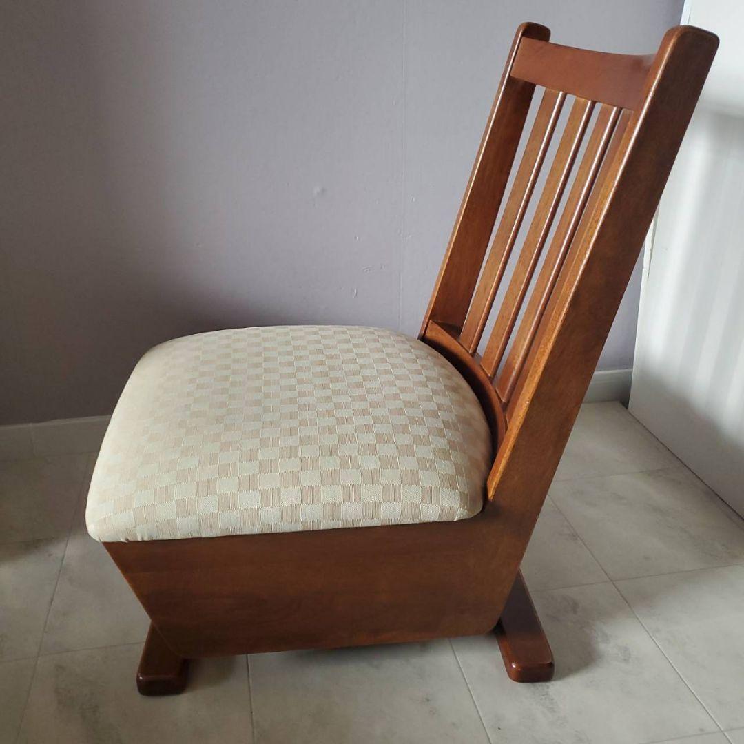 木製 和モダン 回転チェア 椅子 こたつ ダイニングチェア