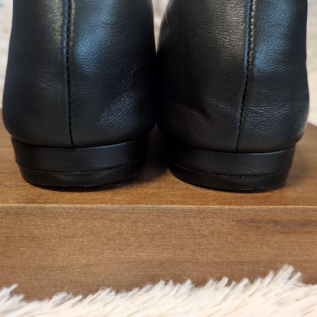 超美品 Daniella & GEMMA ゴムクロス バレエシューズ