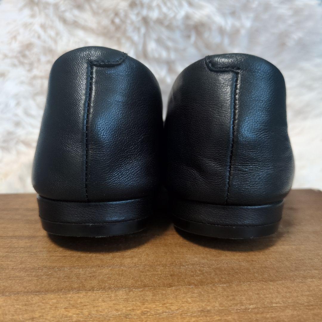 超美品 Daniella & GEMMA ゴムクロス バレエシューズ