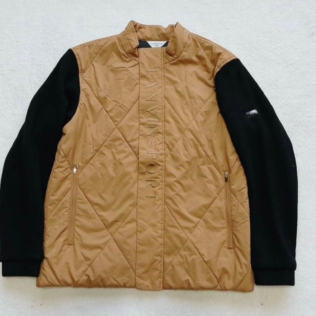ランバン スポール 現行　中綿　ハイブリッドブルゾン 蓄熱保温　ジャケット　L