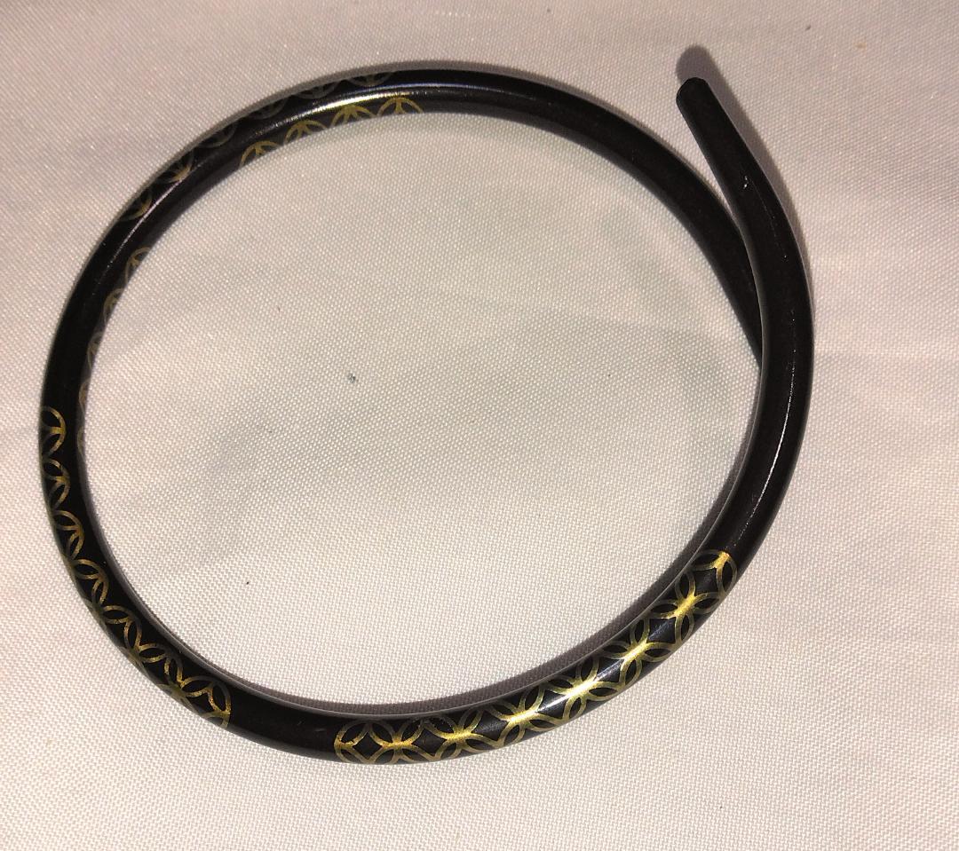 茶道具　金工師木村清五郎作　金七宝象嵌入釜釻　金七宝象嵌入釜鐶　超美品！！