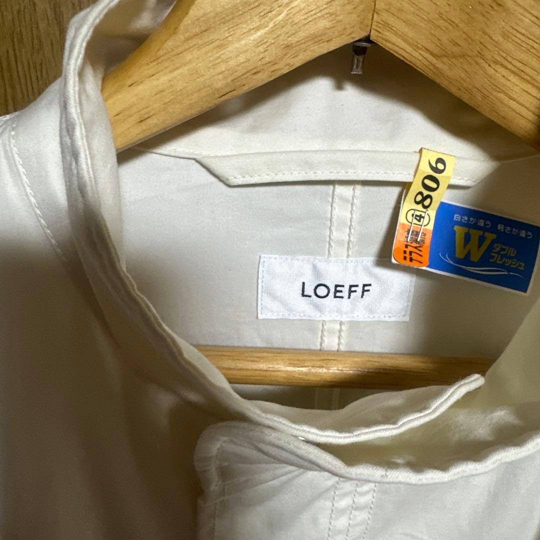 ＜LOEFF＞スタンドカラー ミリタリーコート UNISEX サイズM