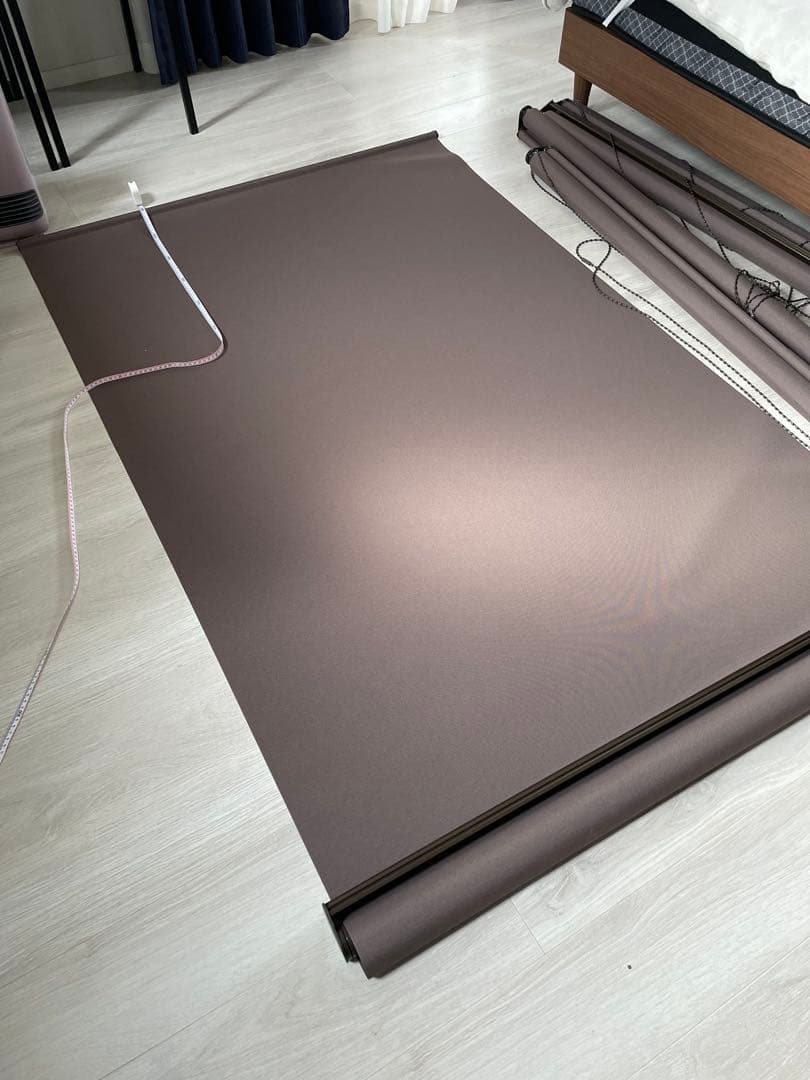 送料無料！5本セット⭐︎美品⭐︎180センチタチカワ遮光ブラウン ロールスクリーン