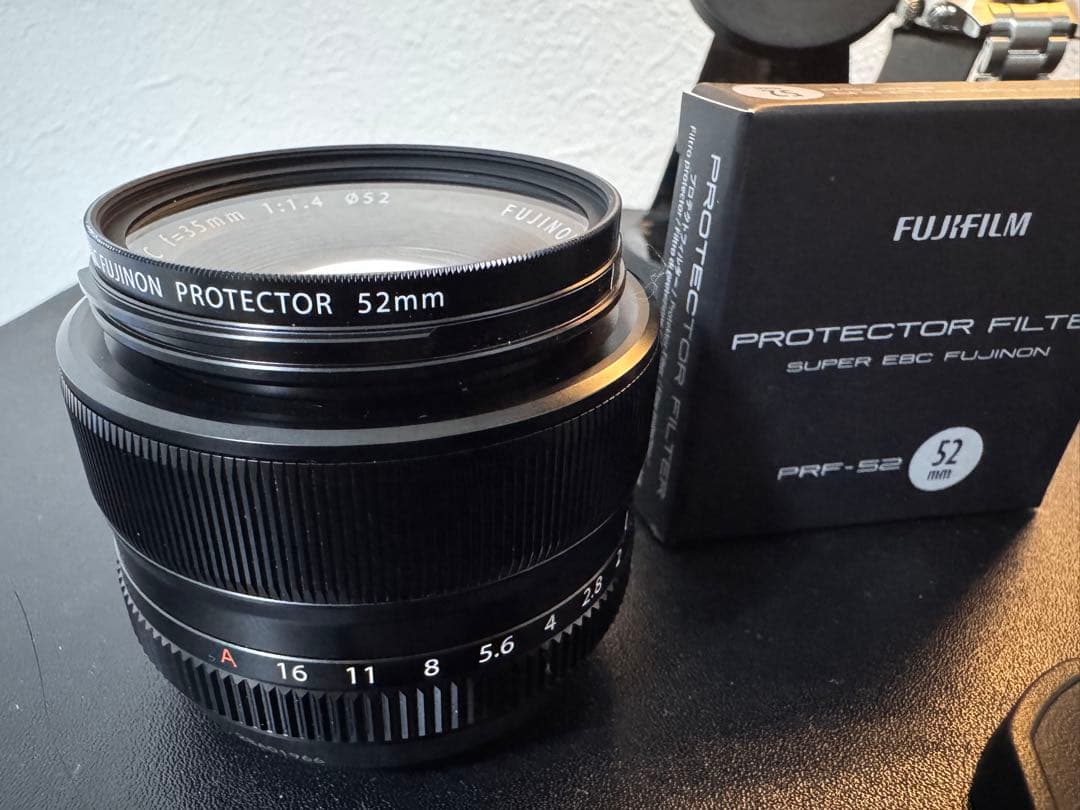 【美品】FUJIFILM XF35mm F1.4単焦点レンズ　純正フィルター