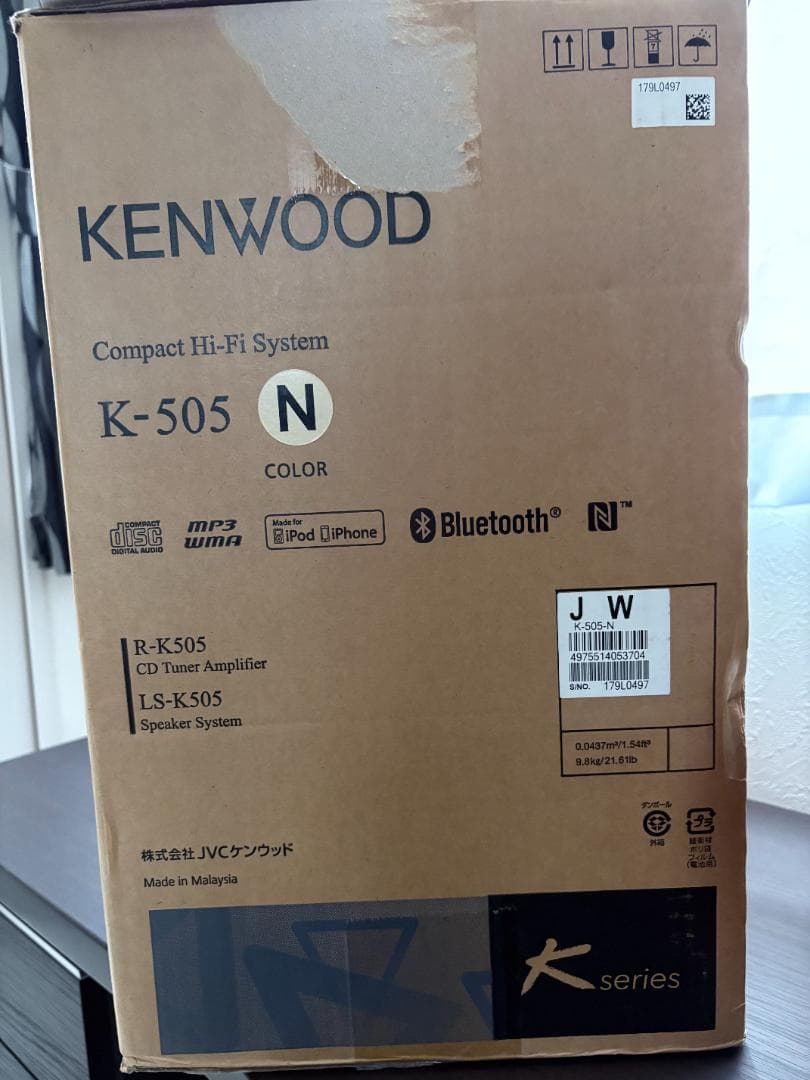 【美品】ケンウッド Kシリーズ K-505-N CD Bluetooth対応