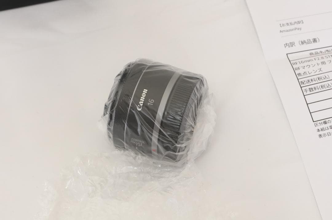 黒*メ様 【未使用品】保証書付き キャノン Canon RF 16mm F2.8