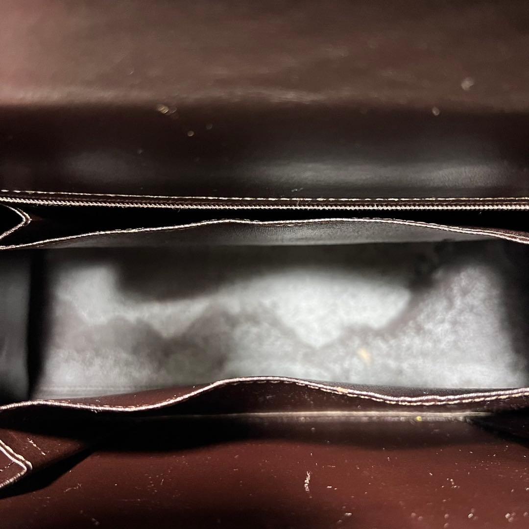 【美品】Lizard skin リザード 蜥蜴革/ブラウン系色/ハンドバッグ