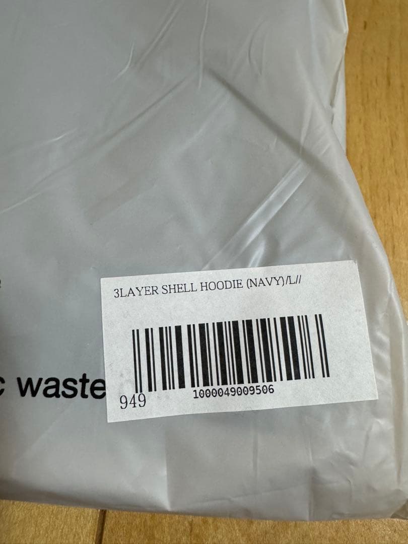 ENNOY スタイリスト私物　3LAYER SHELL FOODIE ネイビーL