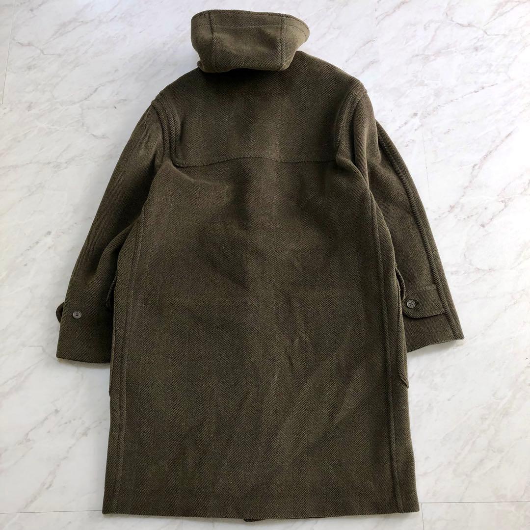 【白タグ 希少色】グローバーオール ダッフルコート キングストン ヘリンボーン