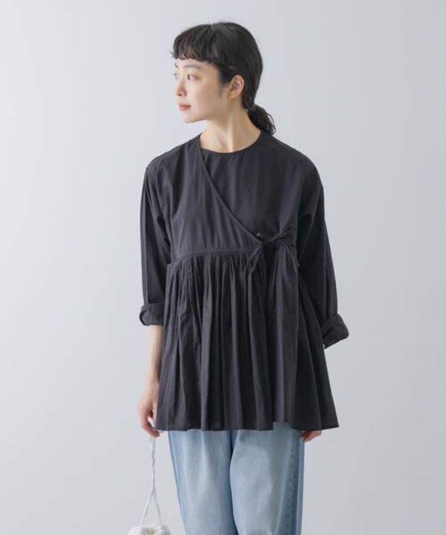 かぐれ　アンガルカシャツ　BLACK