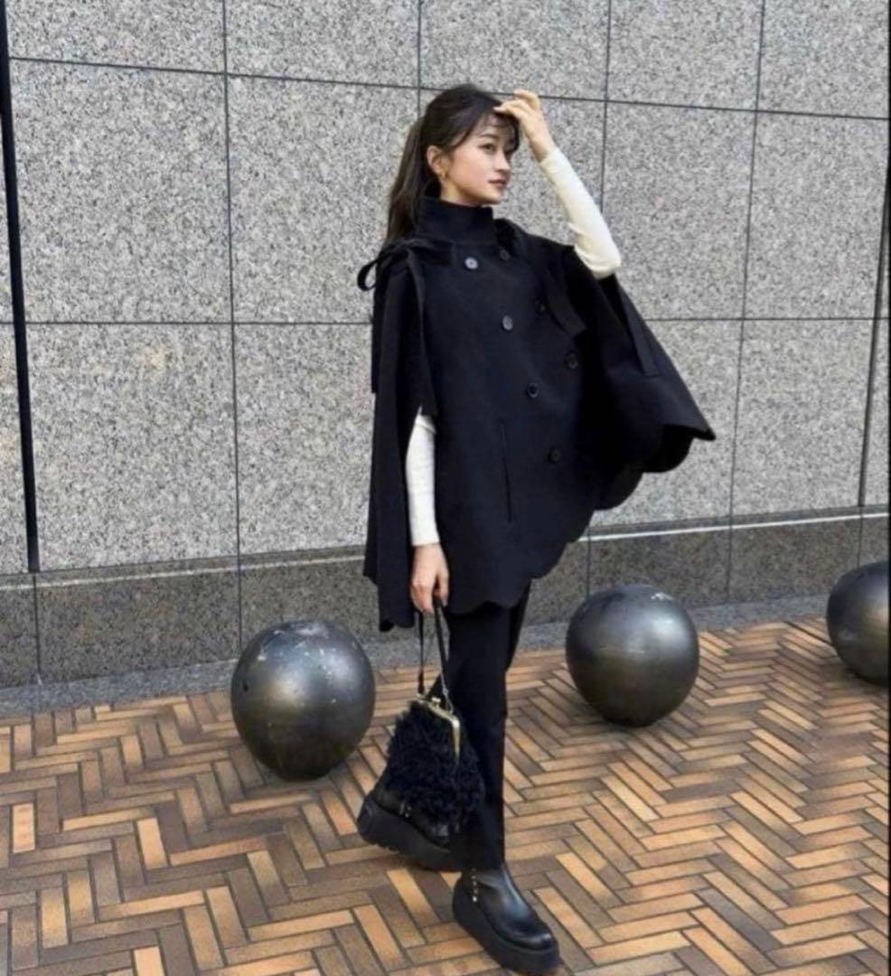 Bibiy リボンケープ