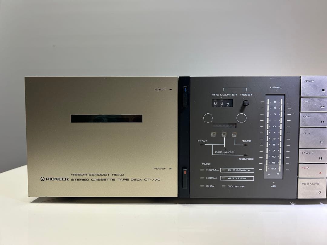 ジャンク不動　Pioneer CT-770 カセットデッキ