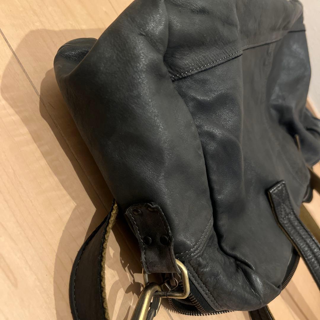 ZER 黒 ホースレザー ショルダー レザー 革